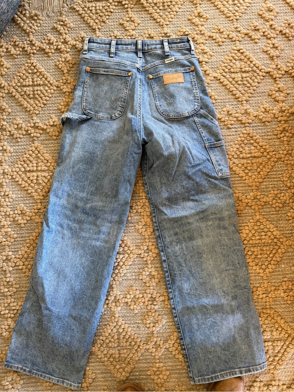 Wrangler Women’s Straight-Leg Carpenter Jeans - Picture 2 of 4